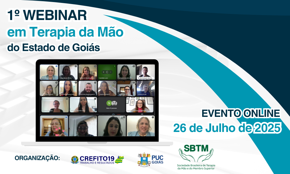  1º Webinar em Terapia da Mão do Estado de Goiás