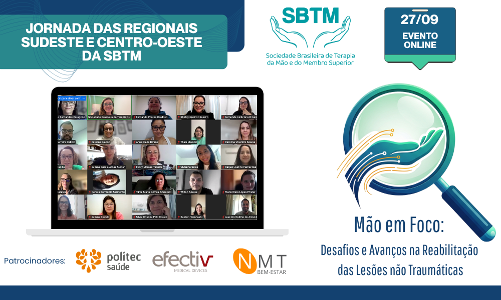 Jornada das Regionais Sudeste e Centro-Oeste da SBTM discute os desafios da reabilitação de lesões não traumáticas
