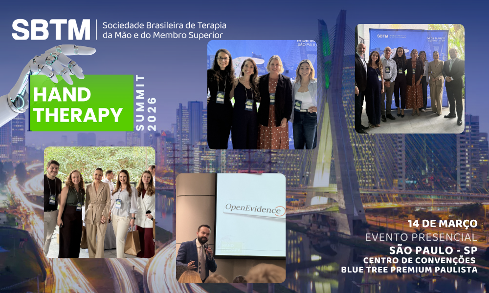 SBTM realiza o Hand Therapy Summit 2026 em São Paulo