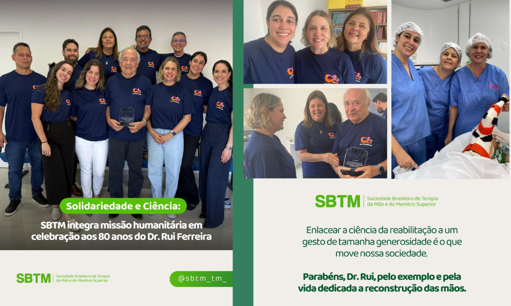 Solidariedade e ciência: SBTM integra missão humanitária em celebração aos 80 anos do Dr. Rui Ferreira