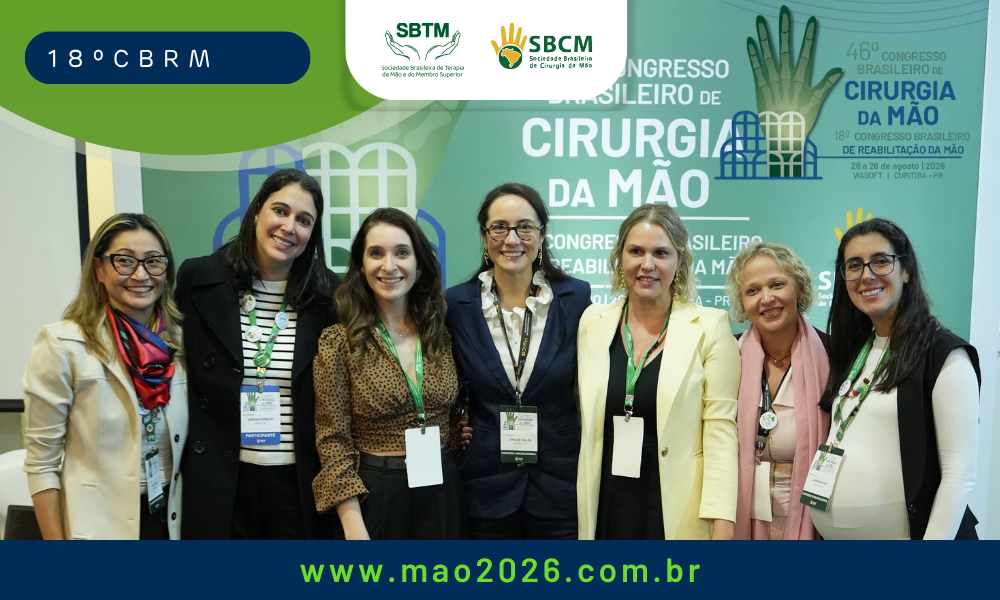 18º Congresso Brasileiro de Reabilitação da Mão reúne profissionais em Curitiba e marca importantes momentos para a SBTM