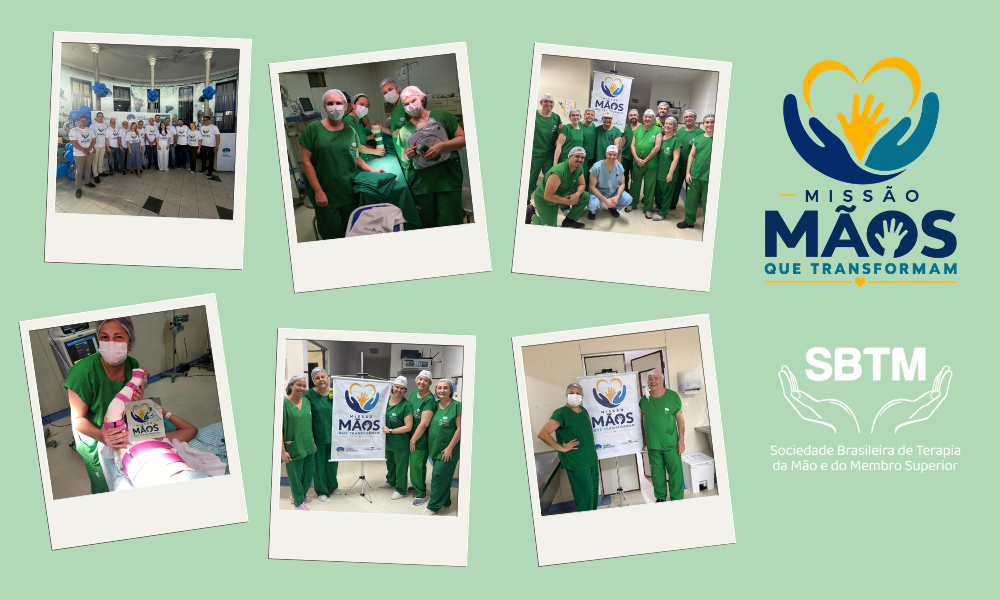 SBTM apoia missão de cirurgia da mão pediátrica em Natal (RN)