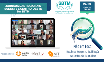 Jornada das Regionais Sudeste e Centro-Oeste da SBTM discute os desafios da reabilitação de lesões não traumáticas