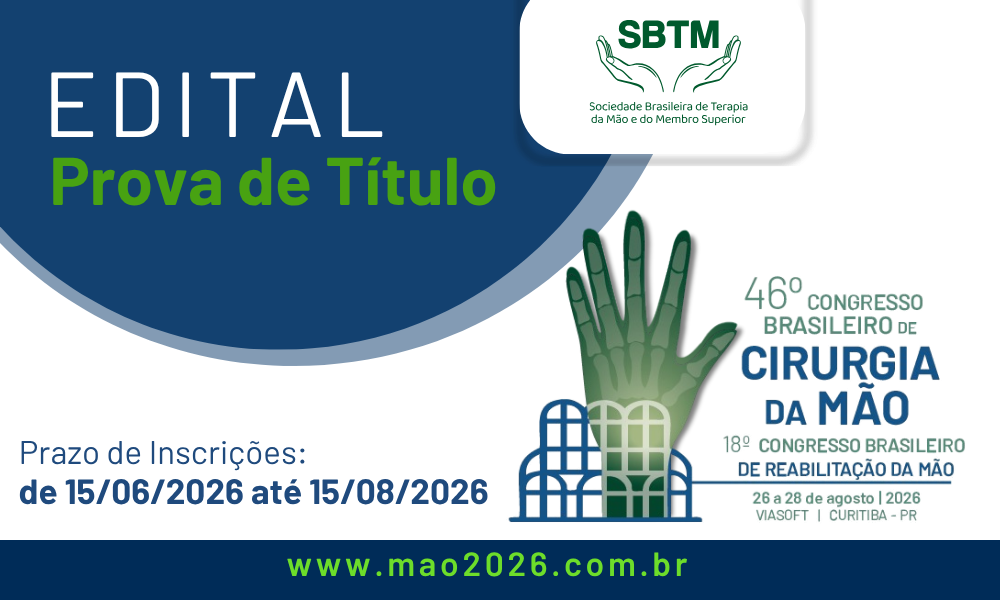 EDITAL PROVA DE TÍTULO - SBTM