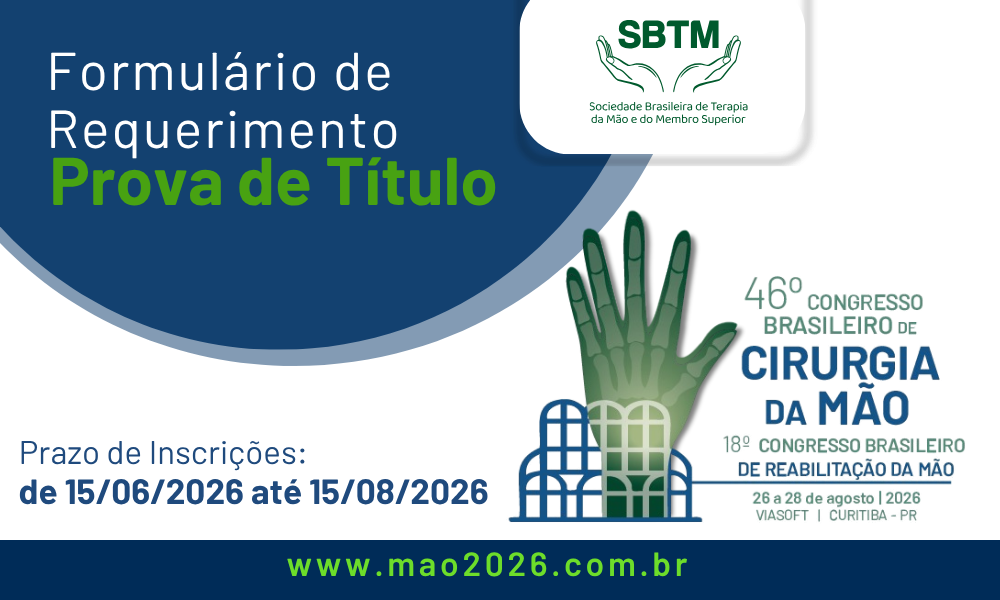 FORMULÁRIO DE REQUERIMENTO PROVA DE TÍTULO SBTM